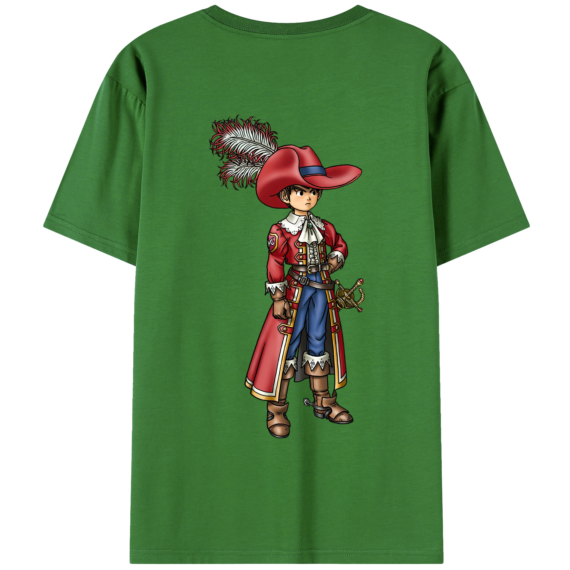 （画像用） ドラゴンクエスト Doragon Kuesuto Dragon Quest レディース半袖Tシャツ(バックプリント)